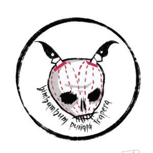 Lámina Calavera bim bam bum