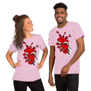 Camiseta «Corasón Estrujao» Lila