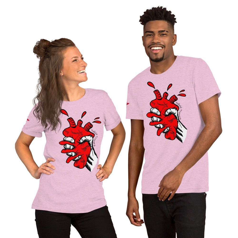 Camiseta «Corasón Estrujao» Lila