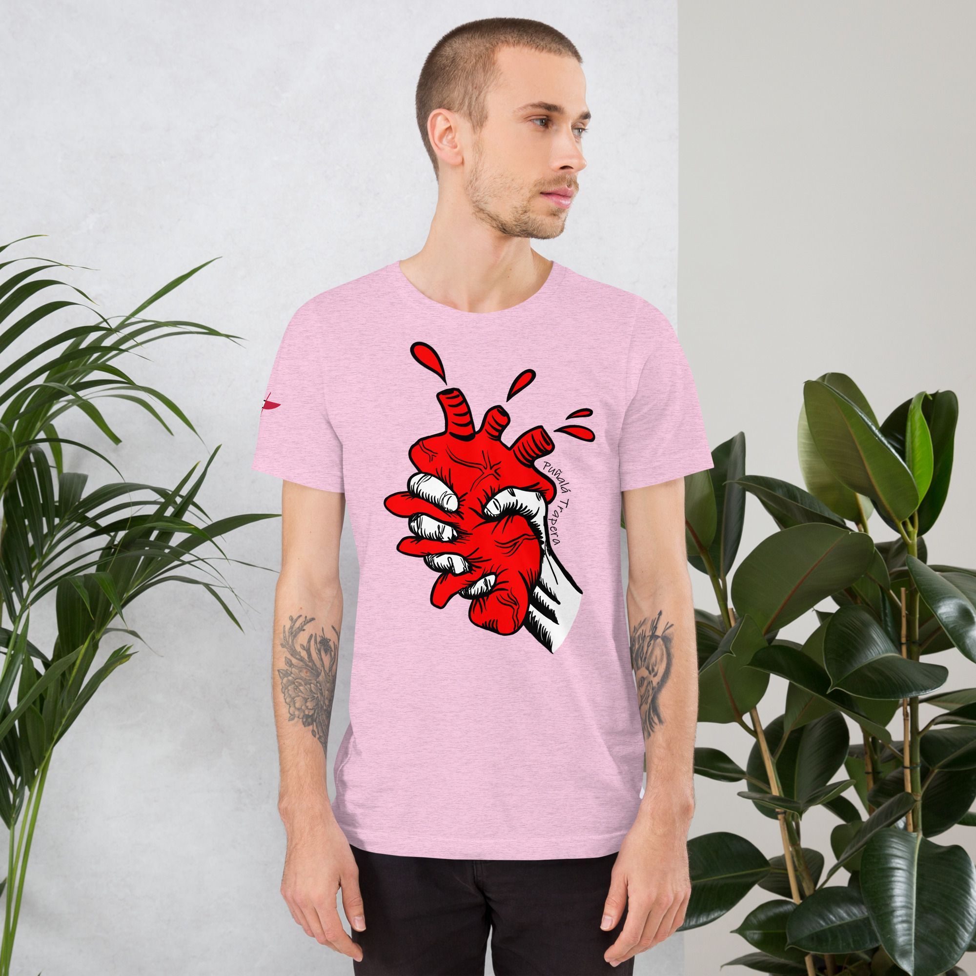 Camiseta «Corasón Estrujao» Lila - Imagen 3