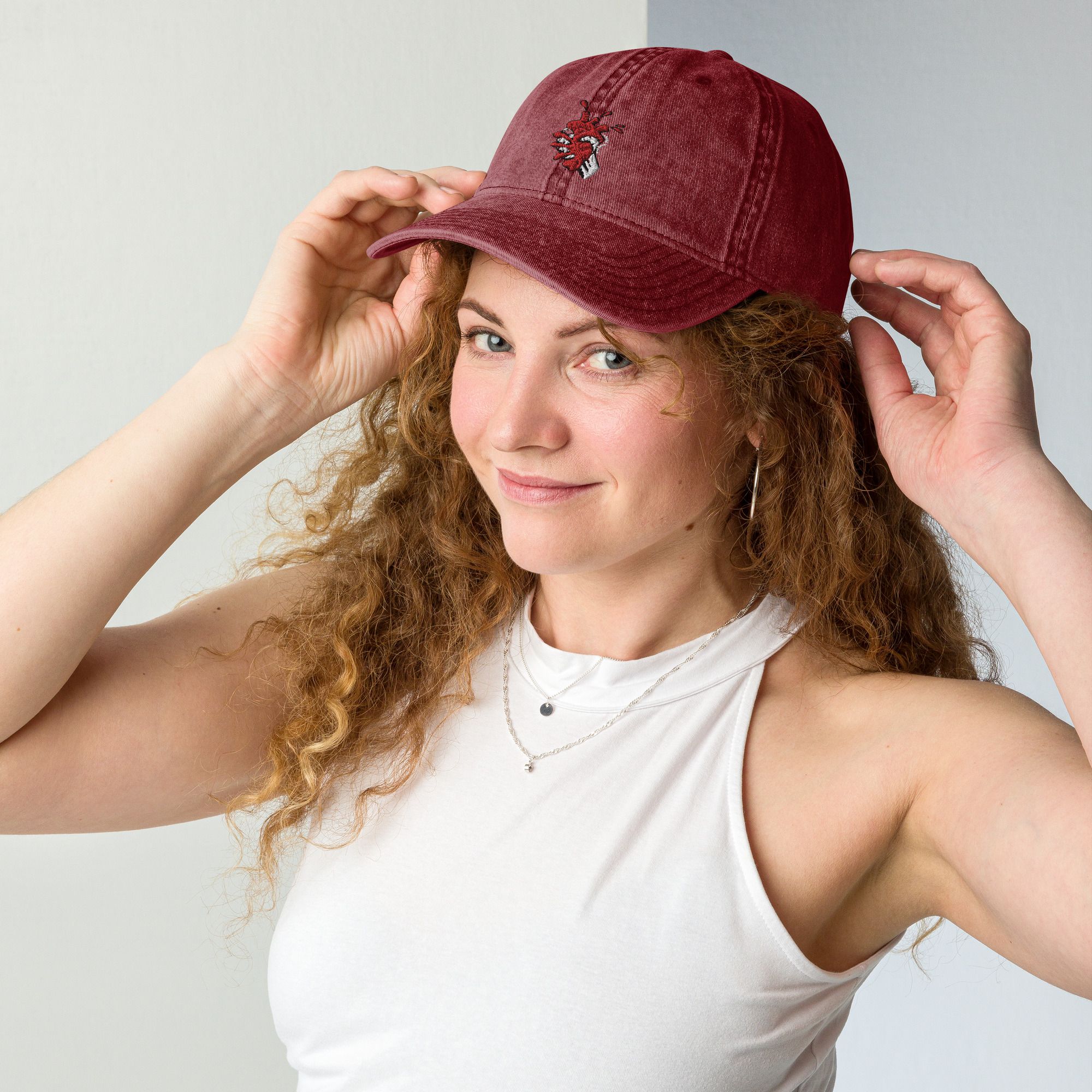 Gorra sarga "Corasón Estrujao" - Imagen 5