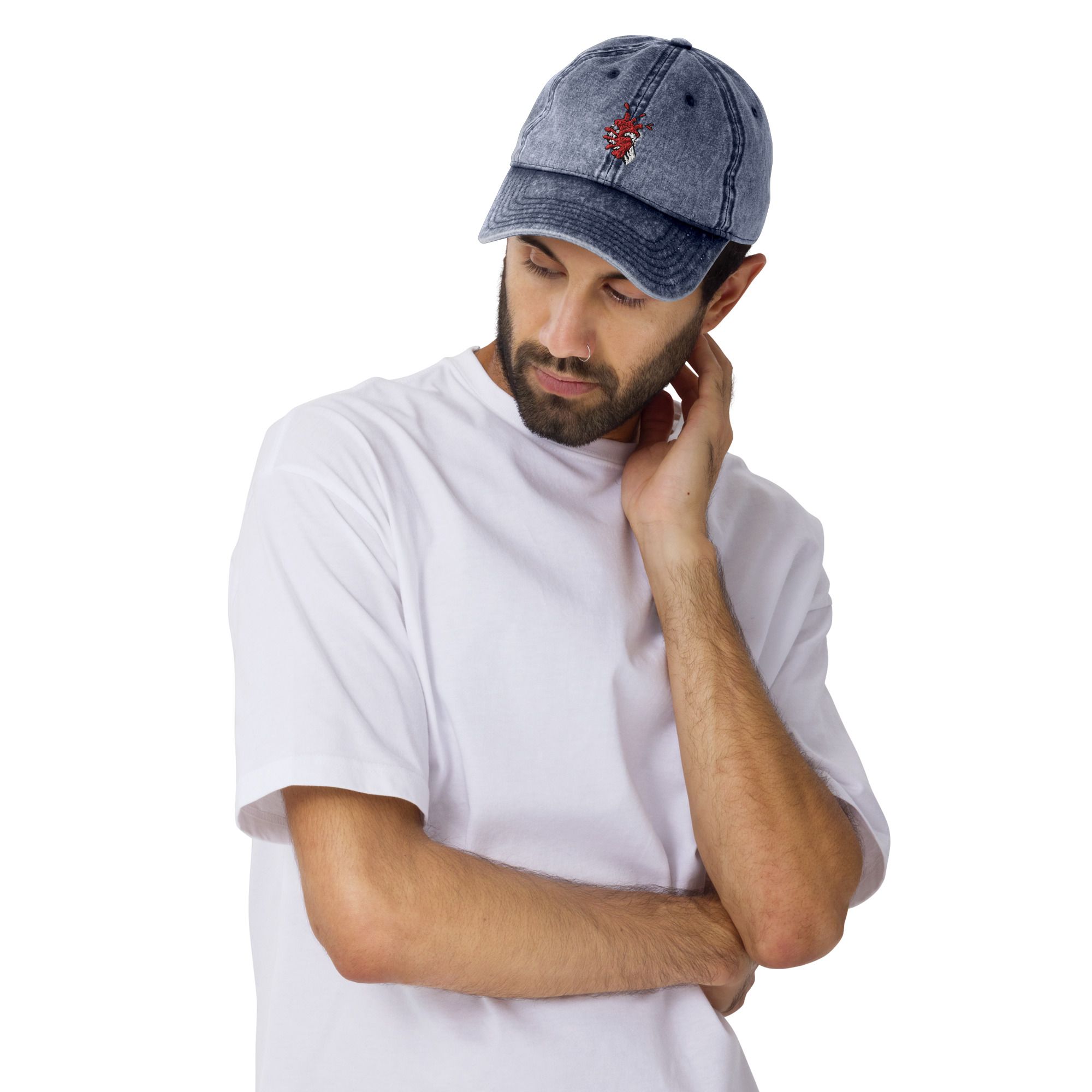 Gorra sarga "Corasón Estrujao" - Imagen 2