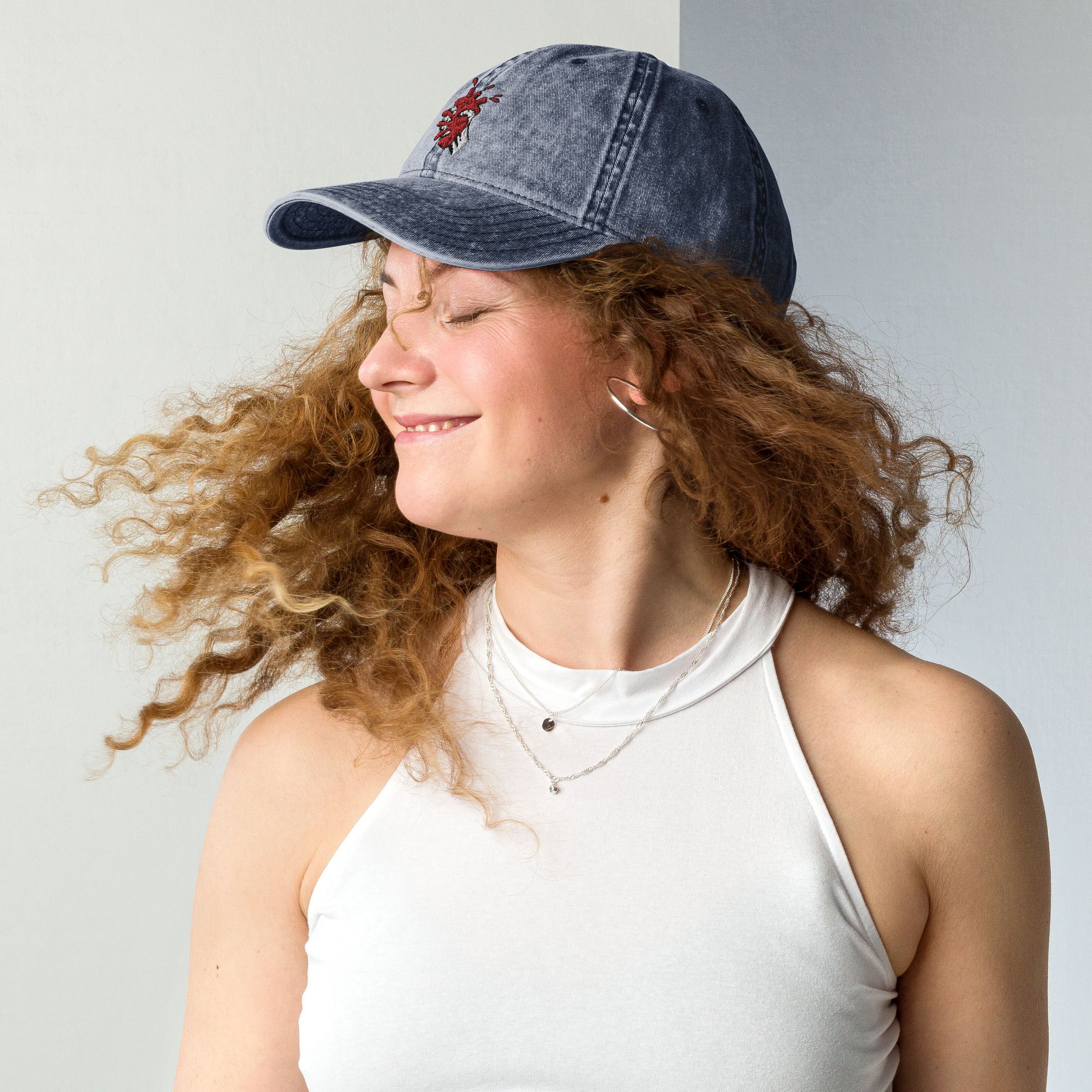 Gorra sarga "Corasón Estrujao" - Imagen 3