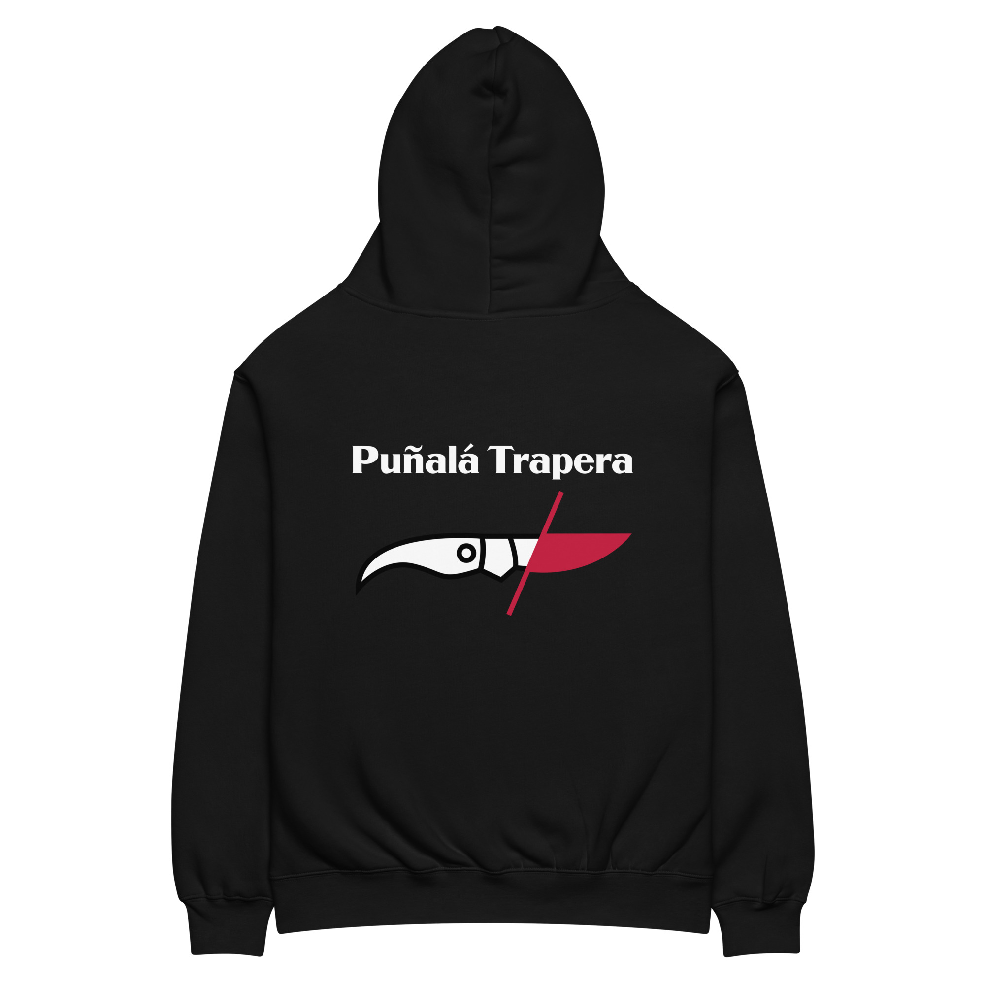 Espalda de sudadera holgada corte oversize unisex Puñalá Trapera